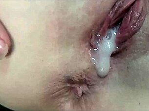 Creampie Compilation Fills Sexy Petite Pussy With Hot Cum