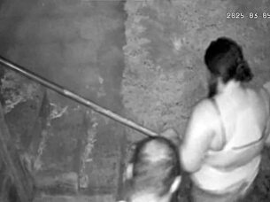 Hidden cam catches busty latina milf in wild bedroom pounding