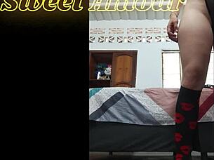 sweet home striptease peeling off my lingerie 😘💋