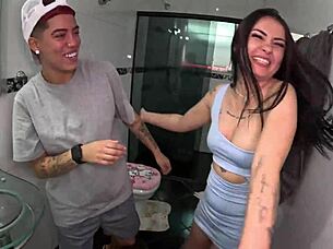 pamela urach shower bath after pussy debate turns wild