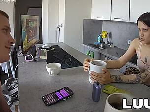 kareflore and abbadon open up emotionally during casual kitchen talk on luuv reality show