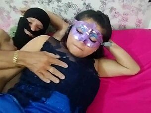 old man loses control pounding busty mature's huge tits in wild missionary!