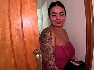 guy can't resist gi avilez big ass in shower