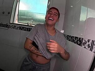 pamela urach shower bath after pussy debate turns wild