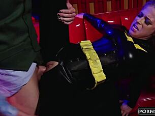 penny pax battles brendon miller in dark knight xxx parody fury