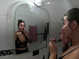 guy can't resist gi avilez big ass in shower