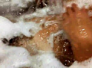 Hot tanned babe bathroom tease after turkey vacation