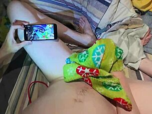 canadian mature masturbates solo in bedroom first time