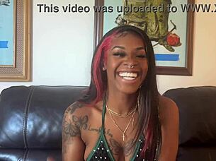 harmonie barz faces first big black cock casting