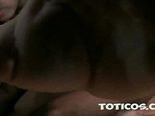 crazy homemade hardcore with sexy latina american pounding black cock wildly