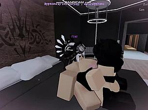 Femboy Roblox Condo Gets Shemale Cock Ride