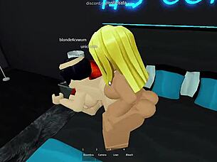 Roblox hotties dive into steamy lesbian furry playtime