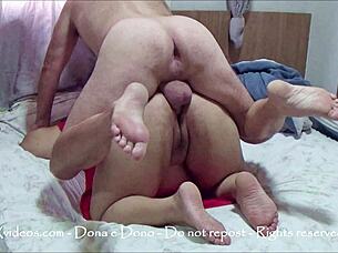 big balls mature man pounds fat milf ass hard!
