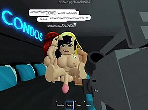 Roblox hotties dive into steamy lesbian furry playtime