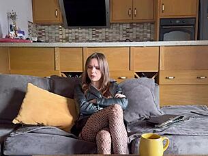 young slut student offers all holes for secret creampie fuck