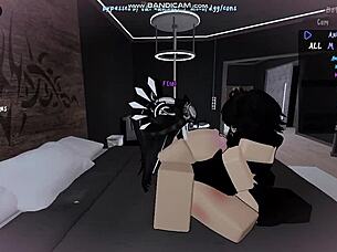 Femboy Roblox Condo Gets Shemale Cock Ride