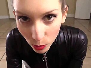 brunette homemade pov blowjob delivers horny cute amateur's amazing birthday thrill