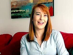 redhead denise martin masturbates to intense solo orgasm with toys