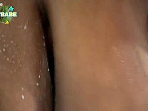 big black wet tits bounce sprinkles off huge!