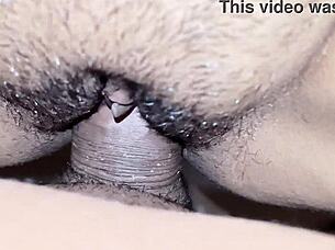 Stepsis shares bed so I closeup pound her hard during sleepover