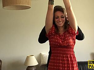 British Submissive Ava Austen Facefucked Roughly