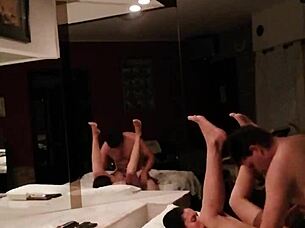 Rich dude slams wife hard for cash payoff