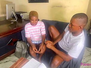 teacher gives horny student private wet pussy fuck lesson office?