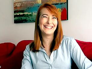 redhead denise martin masturbates to intense solo orgasm with toys