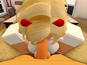 roblox nasty boy wrecks girl's pussy and throat with huge cock sounds