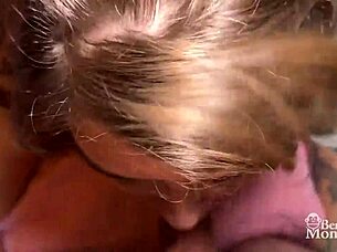 Eden Ivy's rich throat fucked deep in sexy lingerie massage