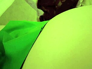big hairy guy gets lucky fucking her doggystyle cowgirl