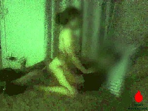 Fucking my best friend's chubby wife doggystyle till she orgasms hard.