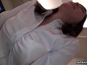 japanese office lady emi devours dick hungrily uncensored