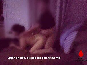 Fucking my best friend's chubby wife doggystyle till she orgasms hard.