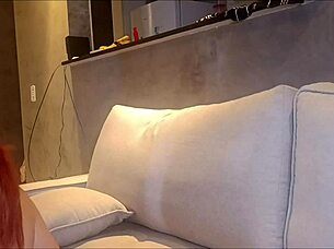 Suspicious husband uncovers wife's secret affair on hidden camera