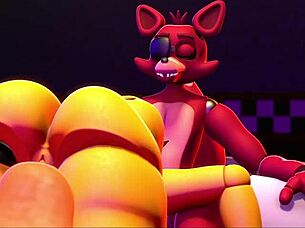 Toy Chica Giantess Craves Huge Growth with Furry Toys! 🚀🧸