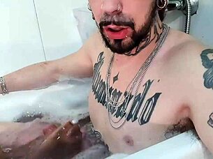 birthday bath sex party turns wild with cumshots and big cocks in the tub 🛁🎉💦