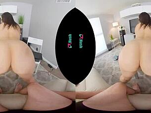 brooklyn gray busts boyfriend watching porn, joins for creampie doggystyle ride 🔥