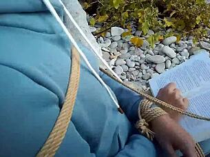 sofi bound against sea reads book pov tied