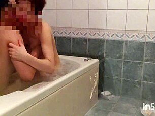 Slim Japanese milf takes continuous creampie pounding