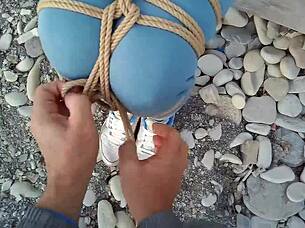 sofi bound against sea reads book pov tied