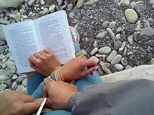 sofi bound against sea reads book pov tied