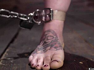 alt pale slave's ass WHIPPED in BDSM dungeon
