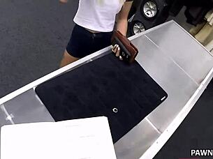paying pawn dues with hidden cam creampie fuck