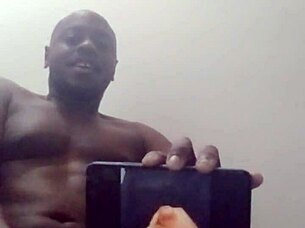 solo ebony orgasm test on new phone 3