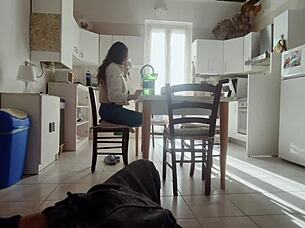 guy begs for blowjob but gets hot handjob instead