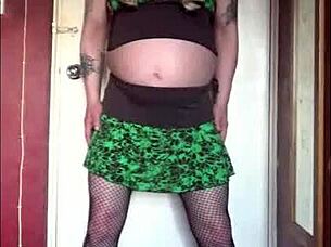 shy bisexual crossdresser begs for real cock humiliation