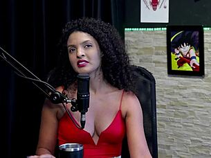 Mia Luz Loves Swinging with Pimentinhas for Brasileirinhas Sheer Red