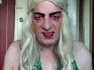 shy bisexual crossdresser begs for real cock humiliation