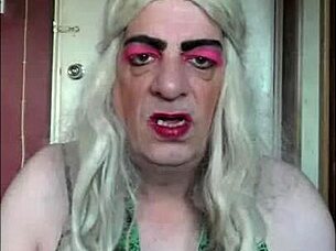 shy bisexual crossdresser begs for real cock humiliation